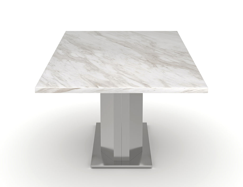 79" Rectangular Marble Dining Table